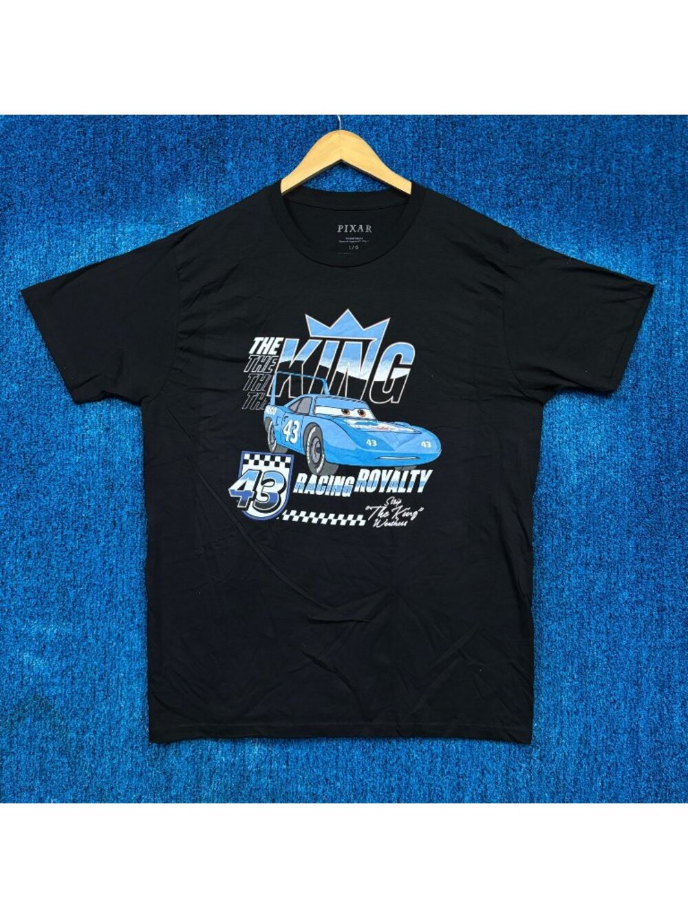 Pixar Disney Car The King Movie T-Shirt Size Large